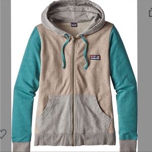 Patagonia Women's Board Short Label Lightweight Full Zip Hoodie